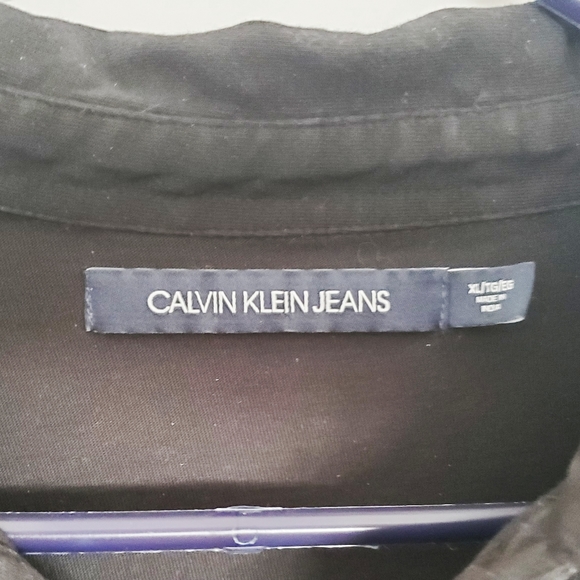 Calvin Klein Jeans Black Polo Short XL - Picture 7 of 9